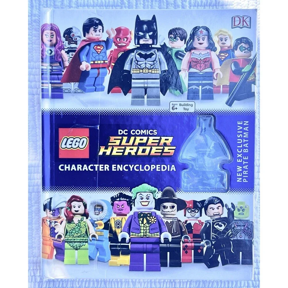 Lego DC Super Heroes Character Encyclopedia book no Pirate Batman figure 2016